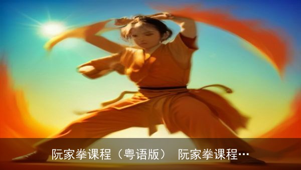 阮家拳课程（粤语版）完整教学，匕首棍术与拳法实战讲解
